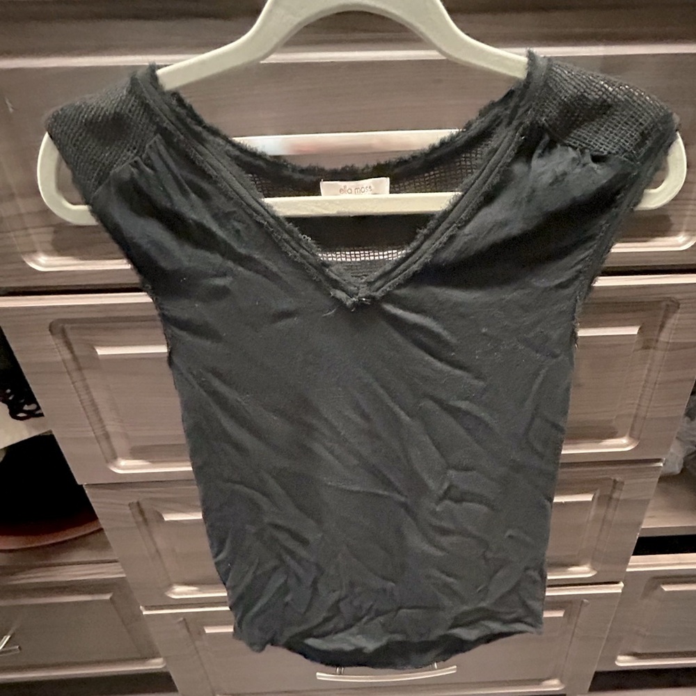 Ella Moss Black Tank Top